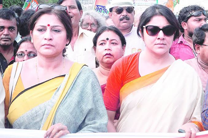 রূপা নয়, বঙ্গ বিজেপির পোস্টার গার্ল এখন লকেট?