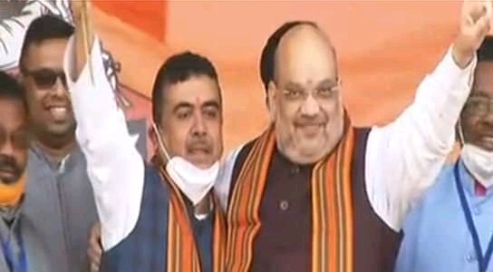 বিজেপিতে যোগ শুভেন্দুর