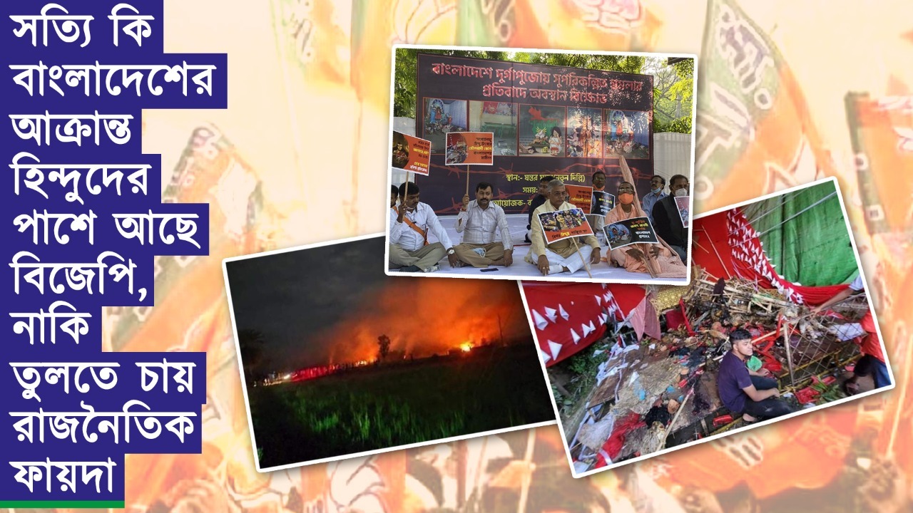 সত্যি কি বাংলাদেশের আক্রান্ত হিন্দুদের পাশে আছে বিজেপি, নাকি তুলতে চায় রাজনৈতিক ফায়দা