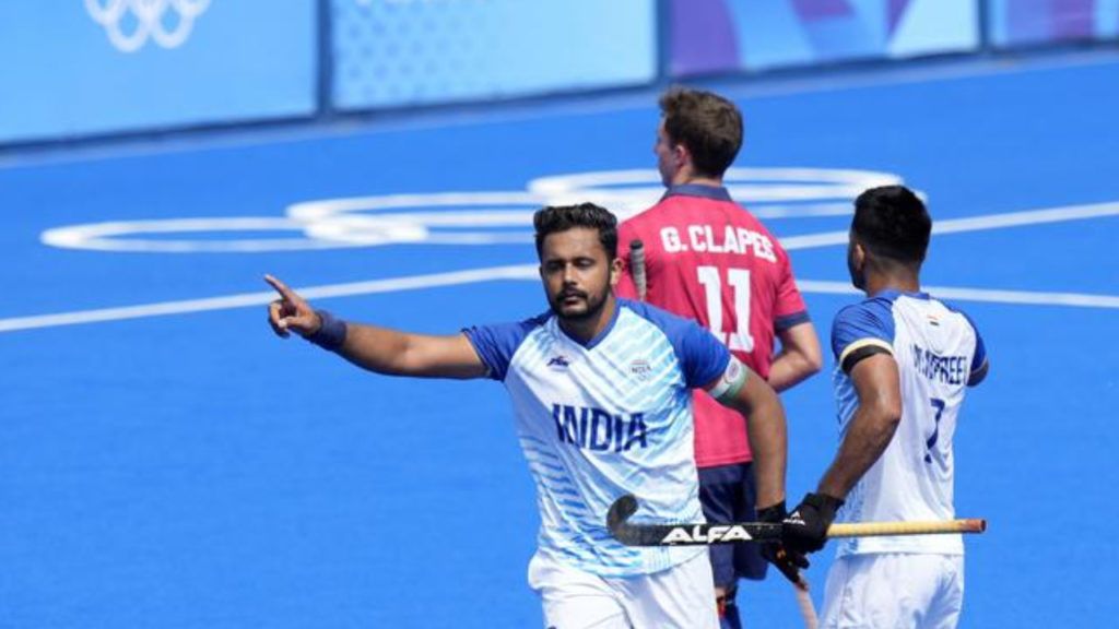 স্পেনকে ২-১ গোলে হারিয়ে অলিম্পিকে ব্রোঞ্জ ভারতীয় হকি দলের