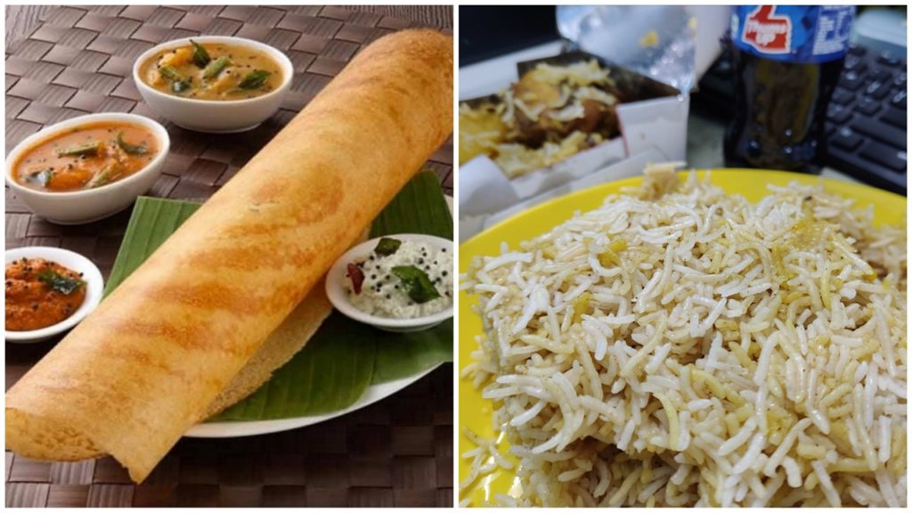 অনলাইন অর্ডারে শীর্ষে বিরিয়ানি, যোগ্যসঙ্গত করেছে দোসা