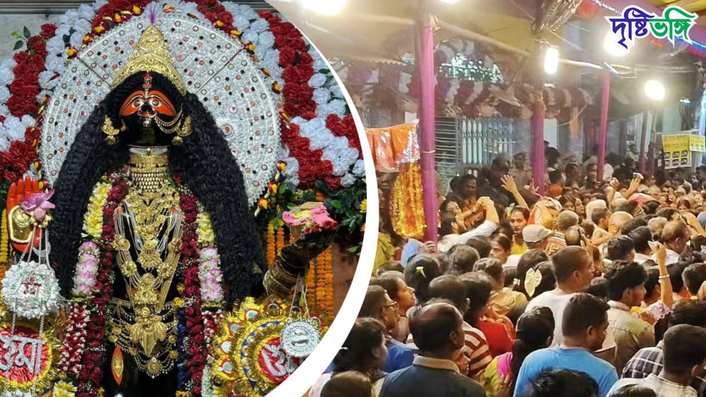 ১৩৬ বছরে পড়ল কোন্নগরের শকুন্তলা কালীর পুজো