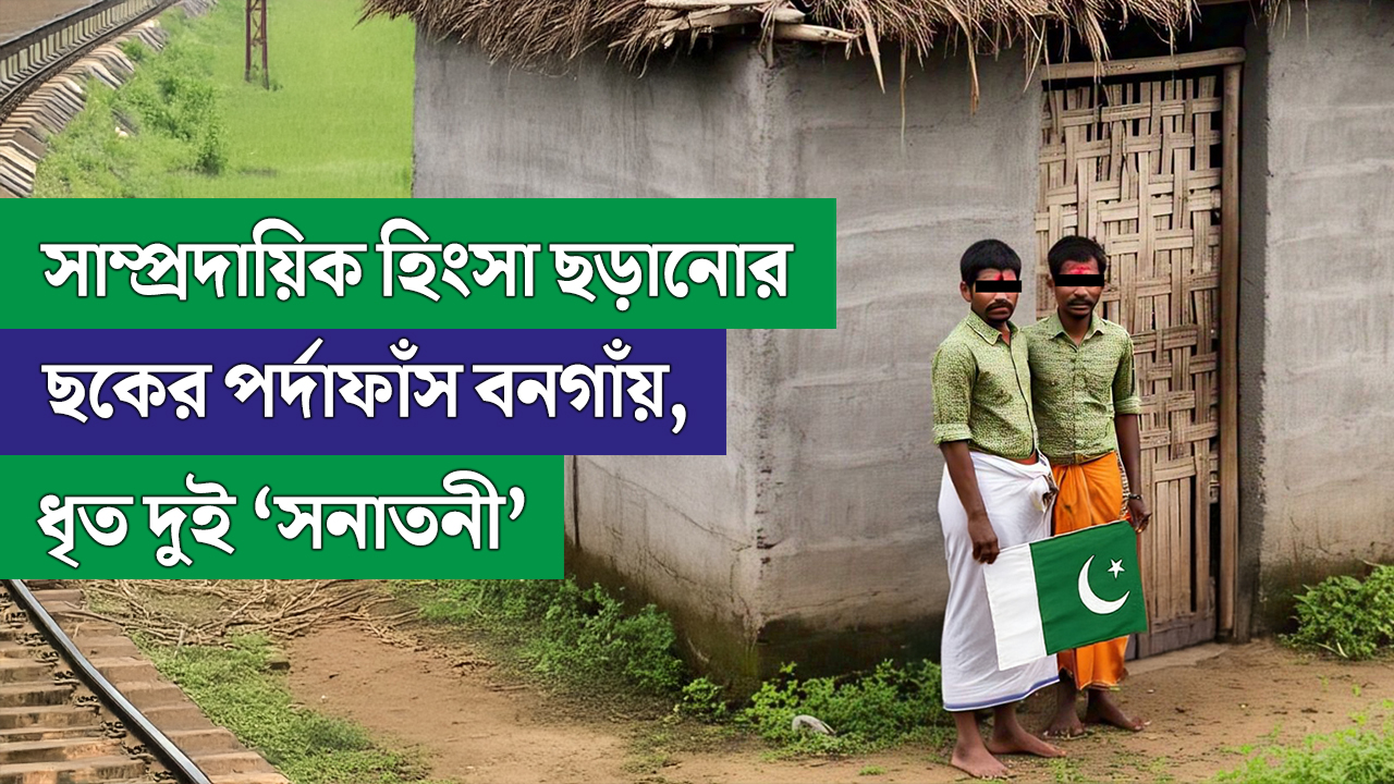 সাম্প্রদায়িক হিংসা ছড়ানোর ছকের পর্দাফাঁস বনগাঁয়, ধৃত দুই ‘সনাতনী’