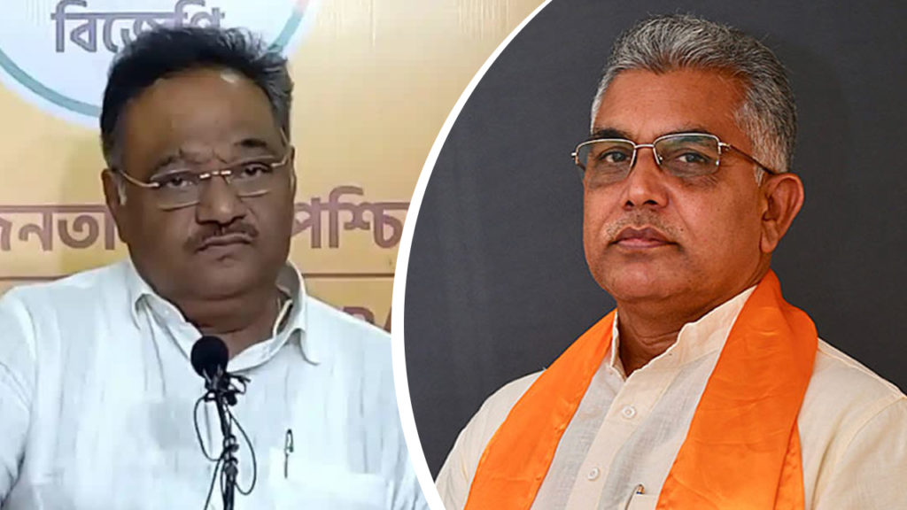 দিলীপকে নিয়ে বিজেপি’র অন্দরে কাদা ছোড়াছুড়ি, শমীক বললেন, ‘যা হয়েছে অভিপ্রেত নয়’