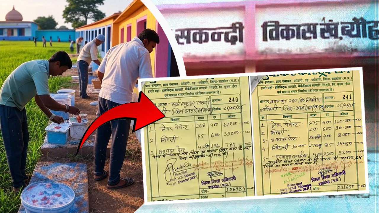 Madhya Pradesh School Paint Scam
