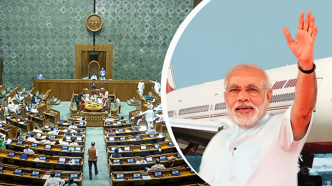 At the beginning of the important monsoon session, Modi goes on a foreign trip, trying to evade responsibility?