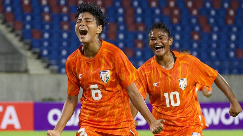 AFC Women’s Asian Cup 2026: বাংলার মেয়ে সঙ্গীতার জোড়া গোলে ইতিহাস গড়ে এশিয়ান কাপে ভারত