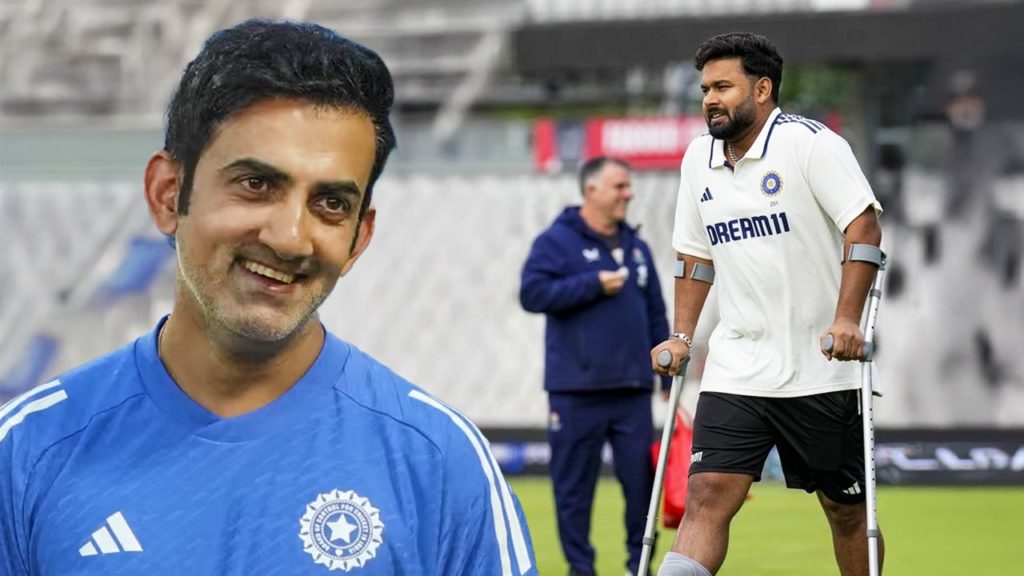 ভাঙা পা নিয়েই মাঠে নামলেন পন্থ, গম্ভীর বললেন ‘দৃষ্টান্ত হয়ে থাকবে’