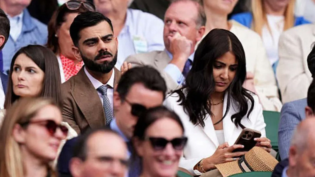 Wimbledon: উইম্বলডন দেখতে উপস্থিত ঋষভ পন্থ, বিরুষ্কা