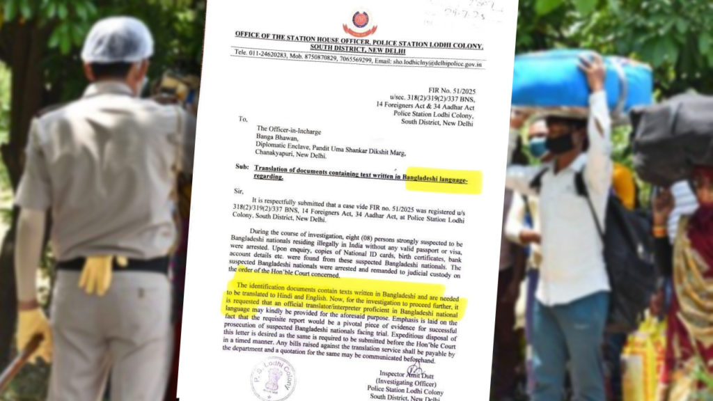 Bangla: বাংলাকে “বাংলাদেশি ভাষা” আখ্যা বিজেপির দিল্লী পুলিশের!