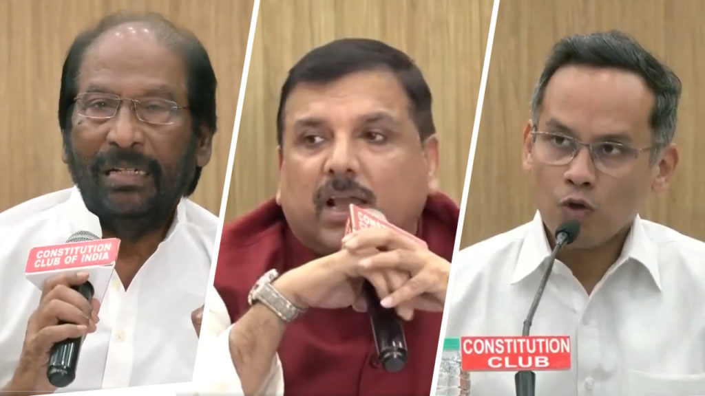 SIR, ভোট চুরি থেকে মোদী সরকারের ‘বি-টিম’: প্রশ্নের মুখে কমিশন, দিল্লিতে সরব INDIA জোট