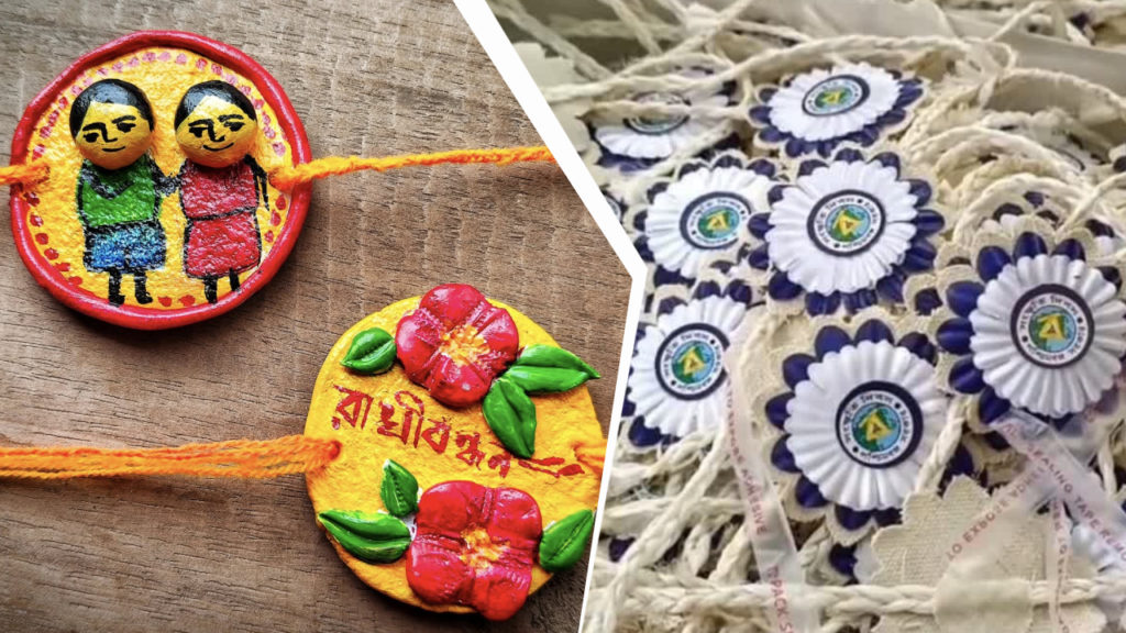 অটুট হোক সম্প্রীতির বাঁধন, গোটা দেশে তুঙ্গে বাংলায় তৈরি রাখির চাহিদা