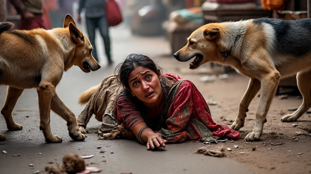 কানপুরে পথ কুকুরের ভয়াবহ হামলা, কলেজ ছাত্রী বৈষ্ণবীর মুখে ১৭টি সেলাই