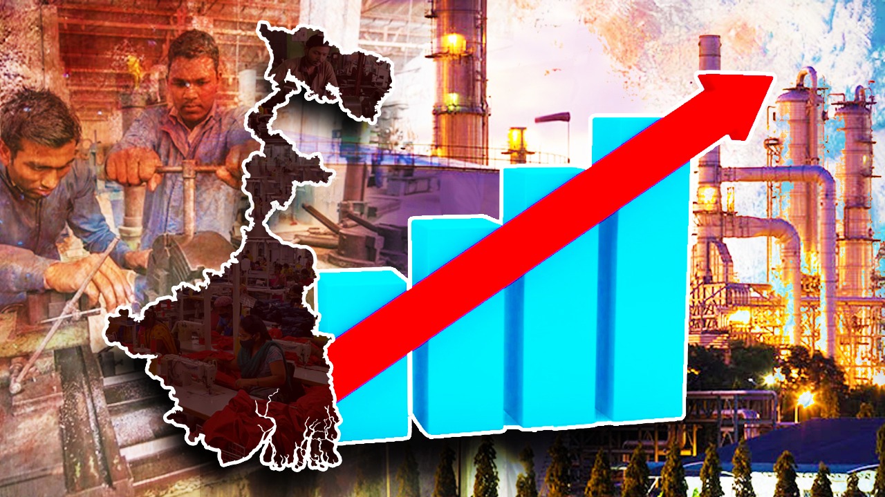 Significant growth in Bengal's industrial sector, the state surpasses the national average