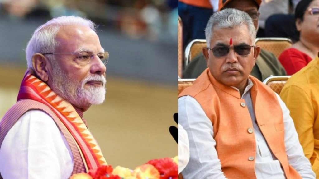 মোদীর সভায় আমন্ত্রণ জোটেনি, সাতসকালে বেঙ্গালুরু উড়ে গেলেন দিলীপ