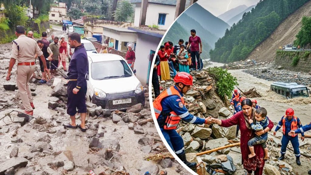 রুদ্রপ্রয়াগ এবং চামোলিতে Cloudburst Rain! রাস্তায় ধস, ভাঙল ঘরবাড়ি