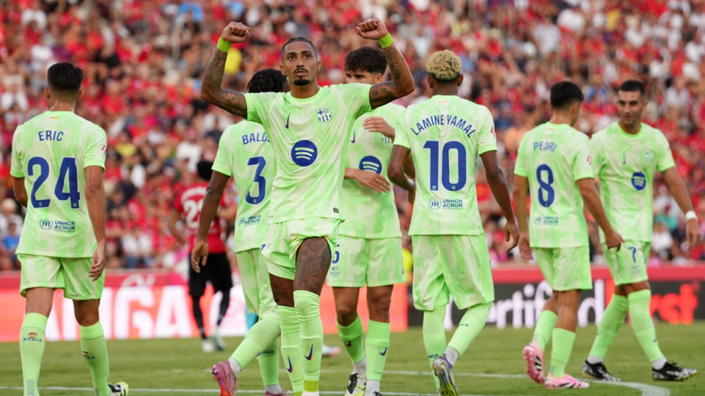 ইয়ামাল-রাফিনহার জাদুতে লা লিগায় দাপুটে জয় বার্সার