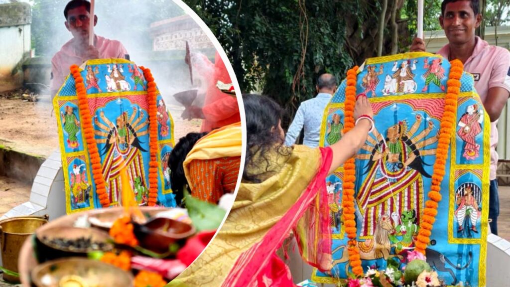 মহালয়ার আগেই বিষ্ণুপুরে শুরু মল্লরাজদের ১০২৯ বছরের দুর্গাপুজো