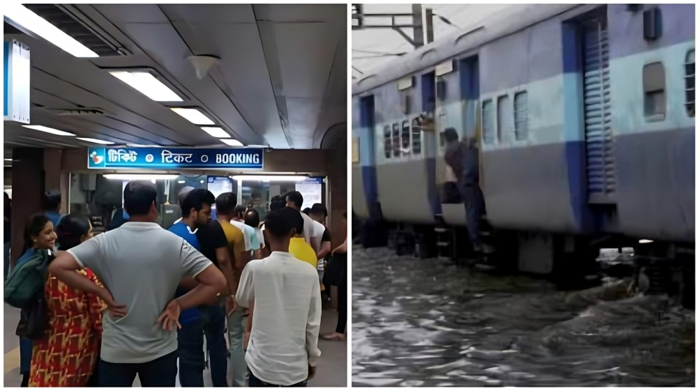 রাতভর বৃষ্টিতে বিপর্যস্ত শহরের মেট্রো পরিষেবা, ব্যাহত শহরতলির ট্রেন চলাচল