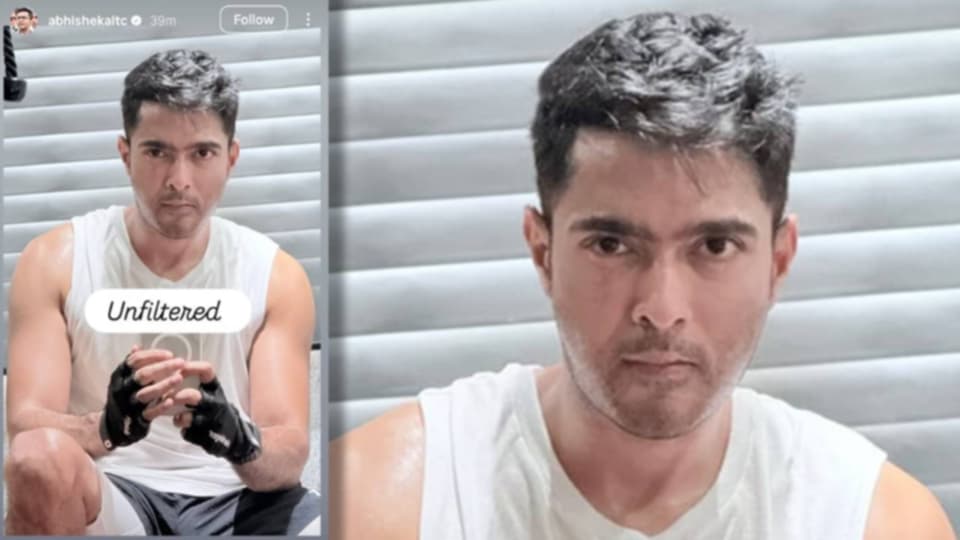 জিমের পোশাকে, মিরর সেলফিতে অচেনা অভিষেক: ইনস্টাগ্রামে ভাইরাল নতুন লুক