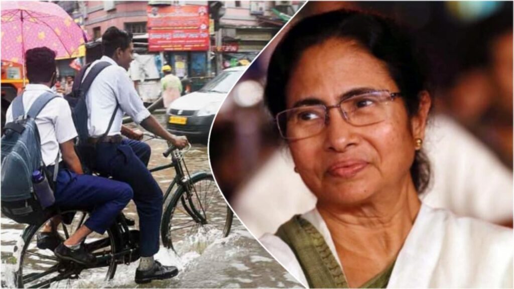 দুর্যোগের কথা মাথায় রেখে আজ থেকে স্কুলে পুজোর ছুটি ঘোষণা মুখ্যমন্ত্রীর