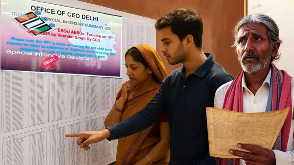 বিহারের পর এ বার দিল্লিতেও SIR প্রক্রিয়া শুরু হয়ে গেল!