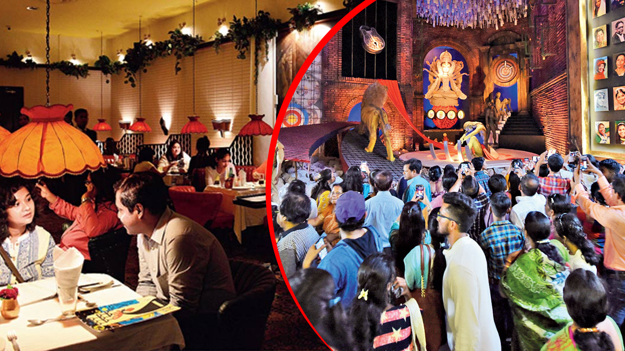 বাঁধ ভাঙছে ভিড়! ষষ্ঠীর রাতে রেকর্ড সমাগমের আশায় কলকাতার বার-রেস্তোরাঁ