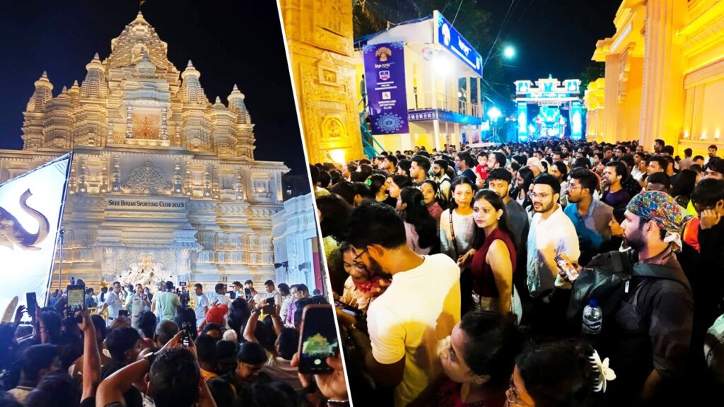 Durga Puja 2025: মহালয়াতেই মানুষের ঢল! শপিংয়ের সঙ্গে জমিয়ে চলল প্যান্ডেল হপিং