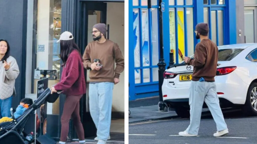 লন্ডনে ফের ভাইরাল বিরাট-অনুষ্কা, সঙ্গে ছেলে অকায়