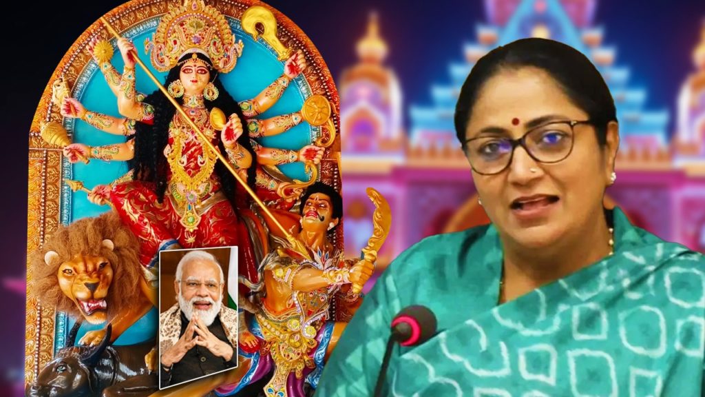 দুর্গা পুজোয় বিদ্যুৎ ছাড়ে দুর্গার পায়ে মোদীর ছবি বাধ্যতামূলক? দিল্লি সরকারের নির্দেশে তুঙ্গে বিতর্ক