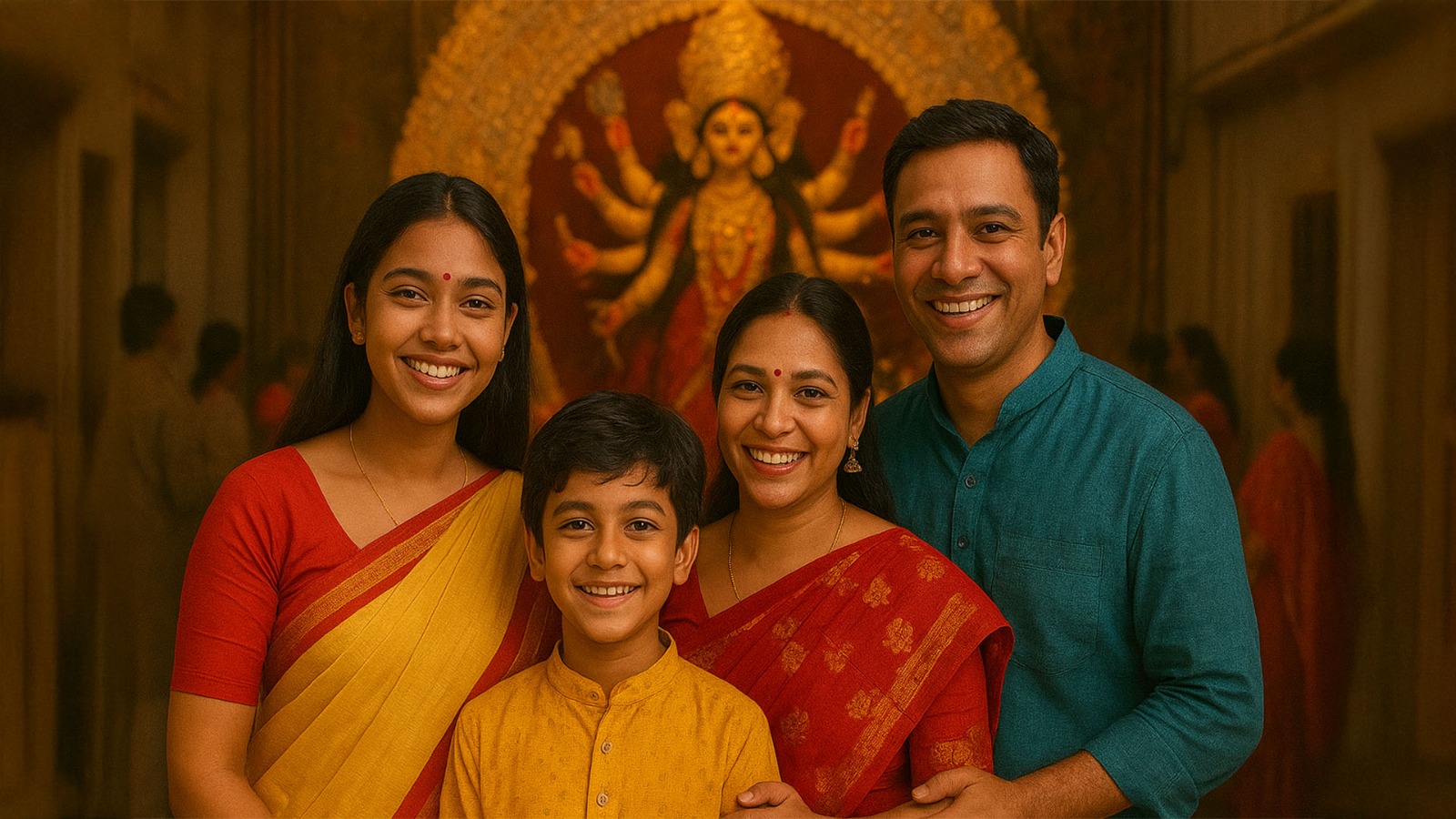 উৎসবের আসল রঙ মেলে শান্ত মনে, হালকা মেজাজে