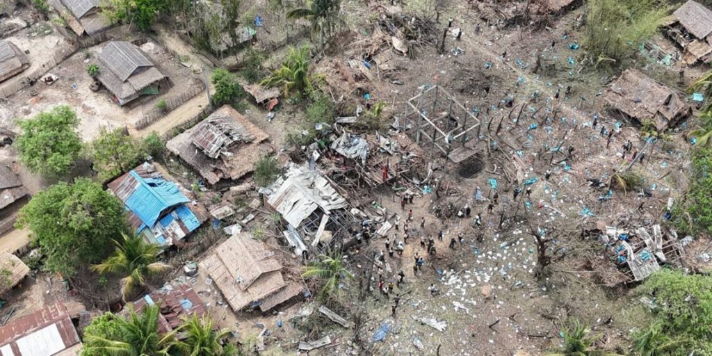 Mayanmar: রাখাইনে বোমা হামলায় ধ্বংস দুই স্কুল, নিহত ১৯ পড়ুয়া