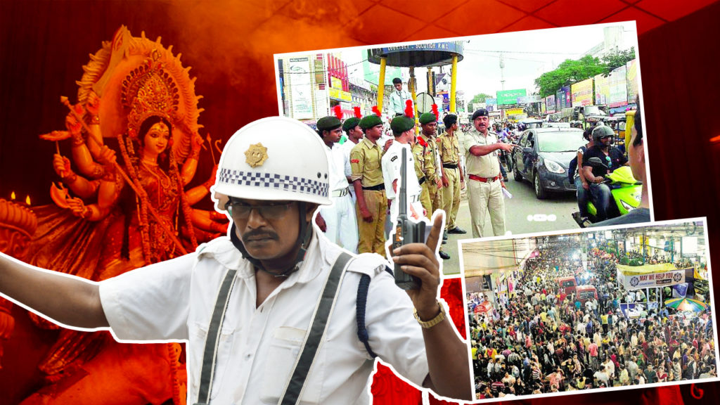 দুর্গাপুজোয় যান নিয়ন্ত্রণ: তৃতীয়া থেকে কড়াকড়ি, দশমী ও লক্ষ্মীপুজোতেও বিধিনিষেধ
