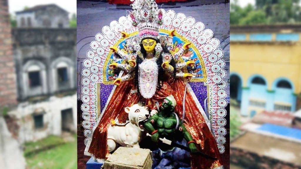 শান্তিপুরের রায়বাড়িতে ৫০০ বছরের পুজোতে একাকি পূজিত হন ‘কুলোদেবী’