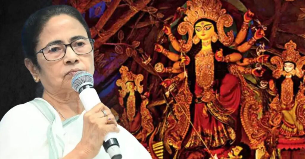 উদ্বোধনেও নজির, এবার বাংলাজুড়ে তিন হাজার পুজোর সূচনা মমতার হাতে