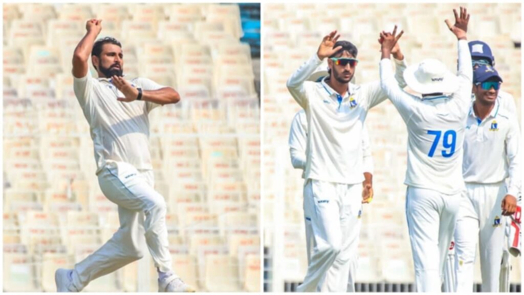 Ranji Trophy: গুজরাত বধ! শামি, শাহবাজের আগুনে বোলিংয়ে ছয় পয়েন্ট বাংলার