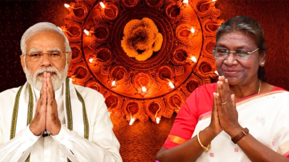 দেশবাসীকে দীপাবলির শুভেচ্ছা রাষ্ট্রপতি ও প্রধানমন্ত্রীর