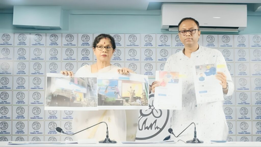 ত্রিপুরায় তৃণমূল কার্যালয়ে হামলা, ‘রাষ্ট্র পরিচালিত সন্ত্রাস’-এর অভিযোগে ক্ষোভে ফুঁসছে তৃণমূল