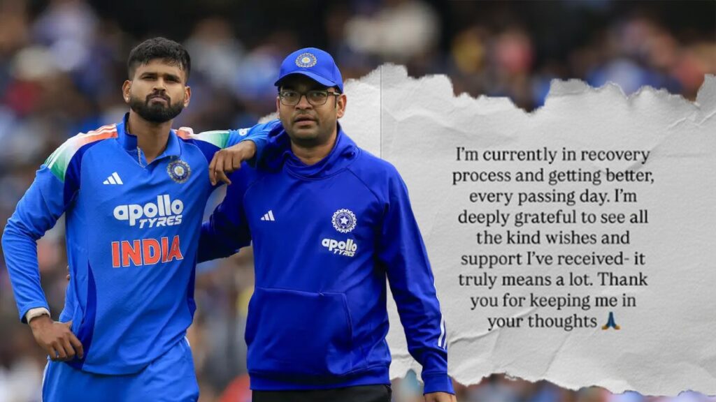 Shreyas Iyer’s Injury Update: গুরুতর চোট কাটিয়ে সেরে উঠছেন শ্রেয়স, জানালেন নিজের অনুভূতি