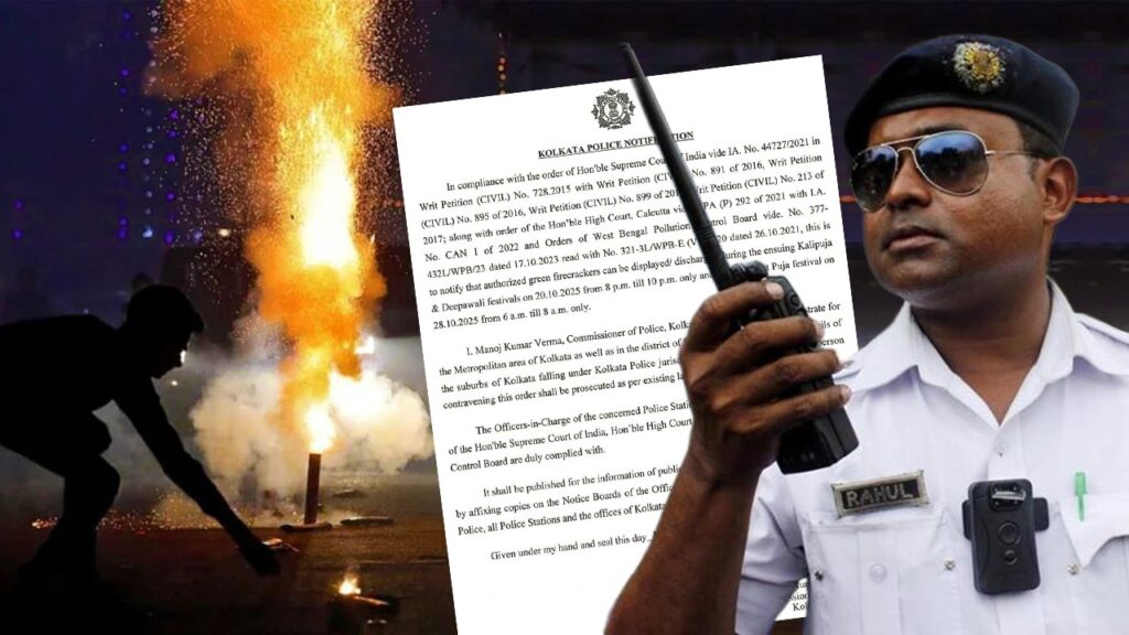 Kali Puja 2025: কালীপুজো ও দীপাবলিতে বাজি পোড়ানো নিয়ে নির্দেশিকা জারি কলকাতা পুলিশের