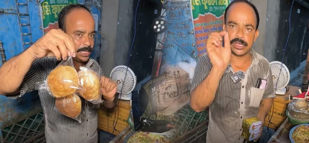 ফুচকা খেলেই সোনার নথ! ভাইরাল কাটোয়ার ‘শ্যামলদা’-র অফার