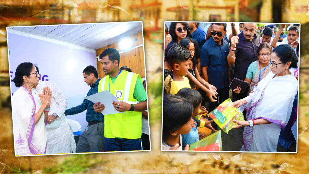 দুর্যোগের পর দ্বিতীয়বার উত্তরবঙ্গে মমতা, উদ্ধারকাজে সাহায্যকারী আটজন নায়ককে দিলেন পুরস্কার