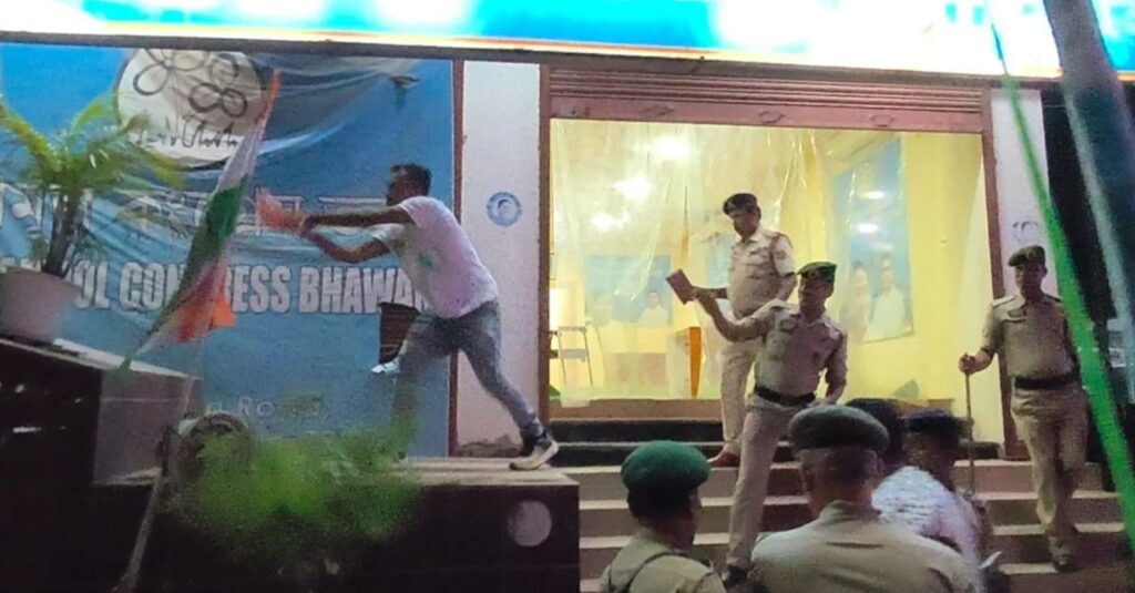 TMC office attack : বুধবার ত্রিপুরায় যাচ্ছে তৃণমূলের পাঁচ সদস্যের প্রতিনিধি দল