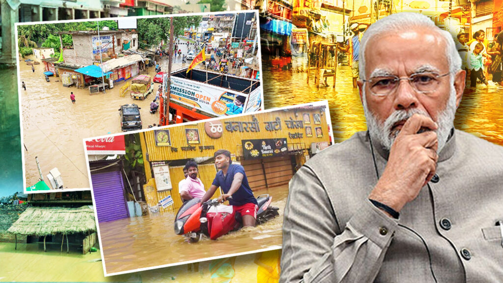 টানা বৃষ্টির জেরে ভাসছে বারাণসী, প্রশ্নের মুখে মোদীর লোকসভা কেন্দ্রের নিকাশি ব্যবস্থা
