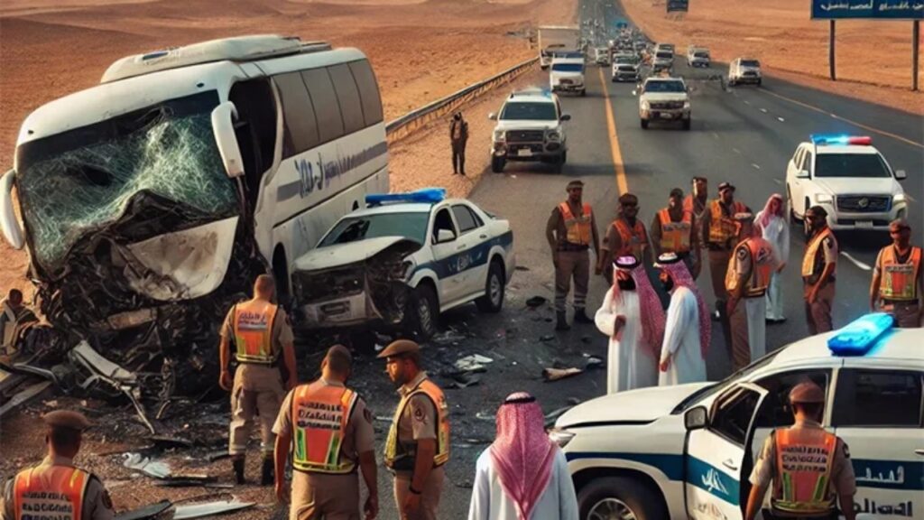 বাস দুর্ঘটনায় অন্তত ৪২ জন ভারতীয় উমরাহ যাত্রীর মৃত্যু সৌদি আরবে