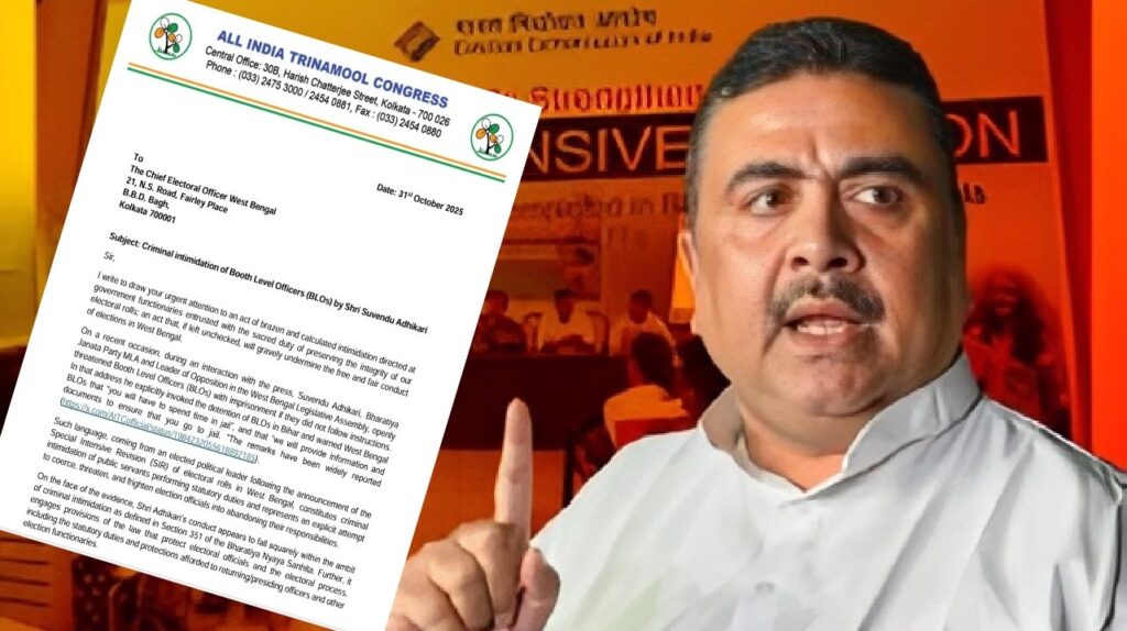 শুভেন্দুর বিরুদ্ধে BLO-দের হুমকি দেওয়ার অভিযোগ, কমিশনের দ্বারস্থ তৃণমূল