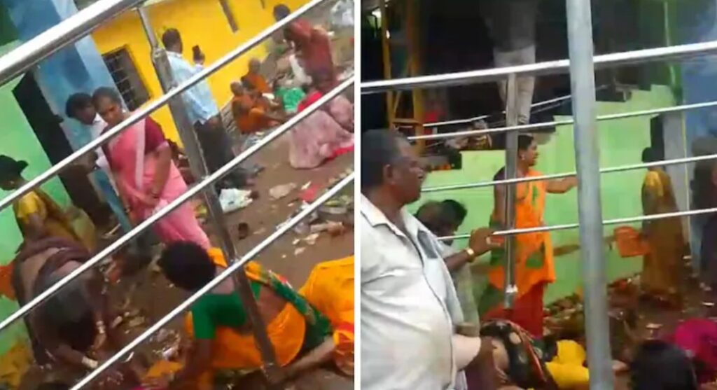 অন্ধ্রপ্রদেশের কাশিবুগ্গার শ্রী ভেঙ্কটেশ্বর স্বামী মন্দিরে পদপিষ্ট হয়ে মৃত অন্তত ৯