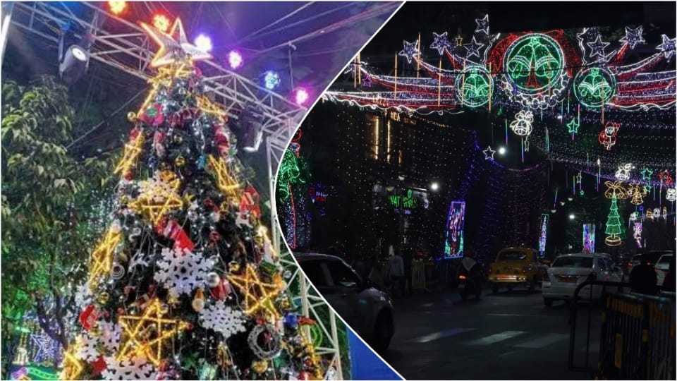 পার্ক স্ট্রিট থেকে পিসি চন্দ্র- ক্রিসমাস ইভে উৎসবমুখর তিলোত্তমা