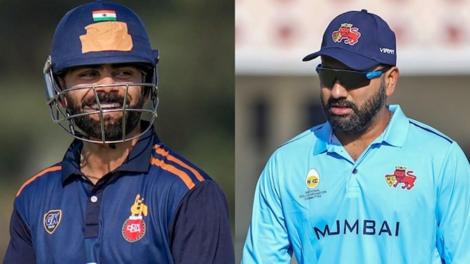 Vijay Hazare Trophy: বিরাটের ঝোড়ো হাফ সেঞ্চুরি, রোহিত ফিরলেন Golden Duck-এ