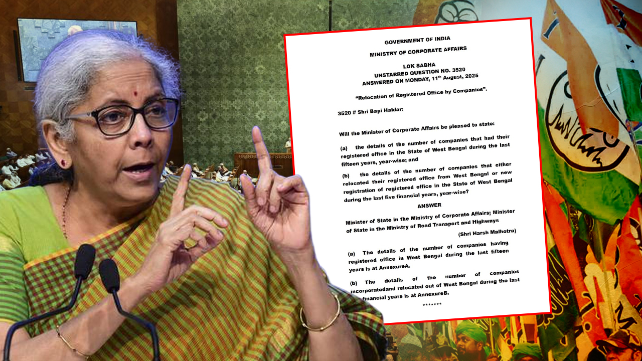 শিল্পবিমুখ বাংলা? নির্মলার দাবি নস্যাৎ করে কেন্দ্রেরই পরিসংখ্যান তুলে পাল্টা তোপ তৃণমূলের